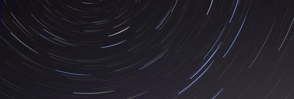 time lapse photo of stars on night