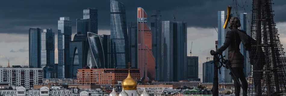 cityscape of moscow russia